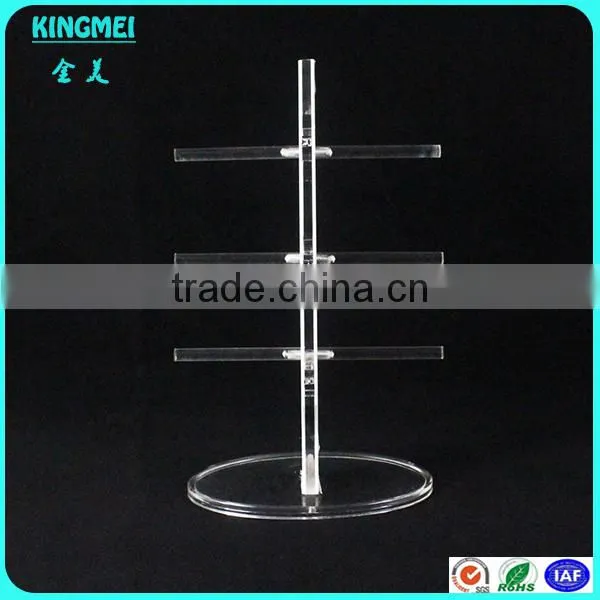 Hot 6 Tiers Acrylic Eyeglass Frame Stand 6 Step Glasses Display Riser Holder Perspex Glasses Display Stand Riser photo-4