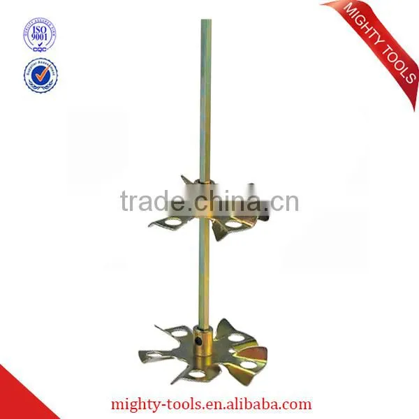 DOUBLE SPIRAL MINI MANUAL PAINT MIXER COLOR ZINC PLATED GYRO PAINT MIXER photo-2