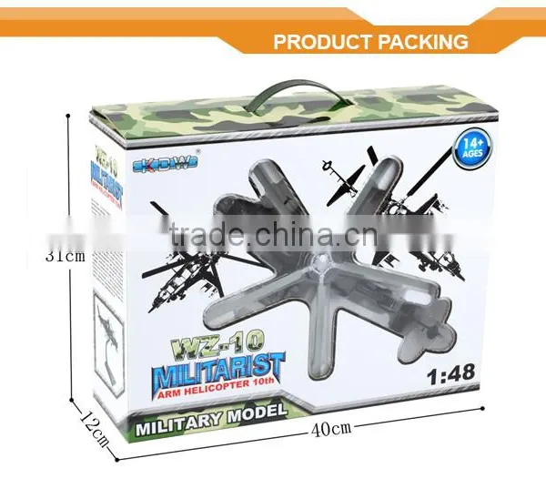 New Design Hot Fashion 1:48 WZ-10th ARM Helicopter Diecast Model Plane Mini Metal Plane for Sale photo-6