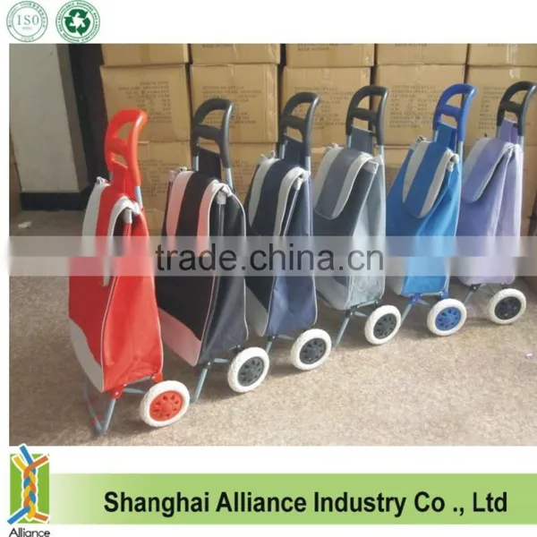 Folding Lightweight Wheeled Grocery Cart Shopping Trolley Bag photo-5