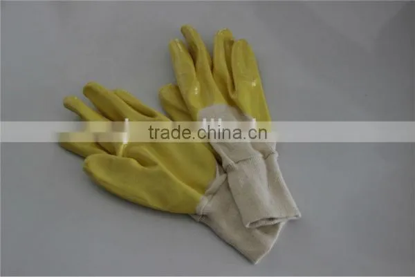 Cotton Liner Gardening Work Gloves Nitrile photo-2