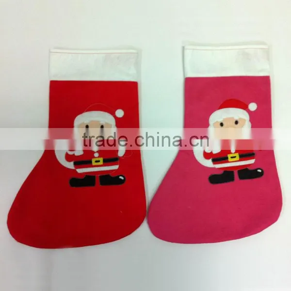 Promotional Colorful Christmas Socks Decoration photo-6