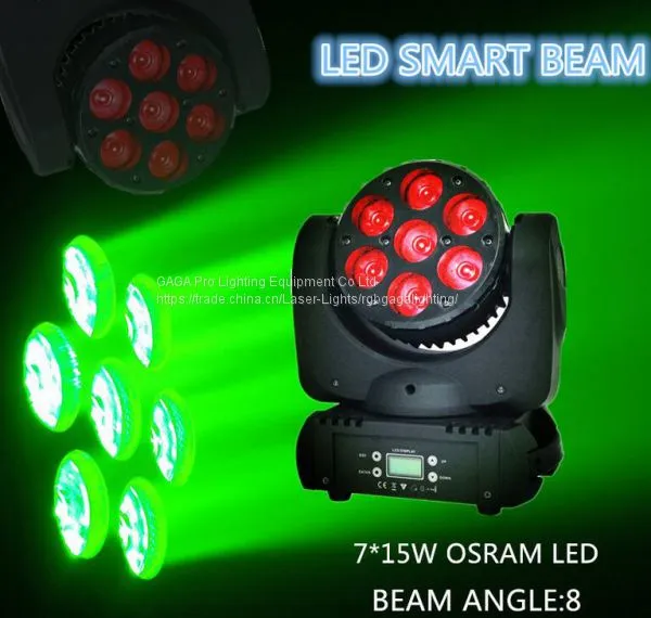 7PCS 15W Osram 4in1 LEDs Mini LED Wash Head Lighting LED Light