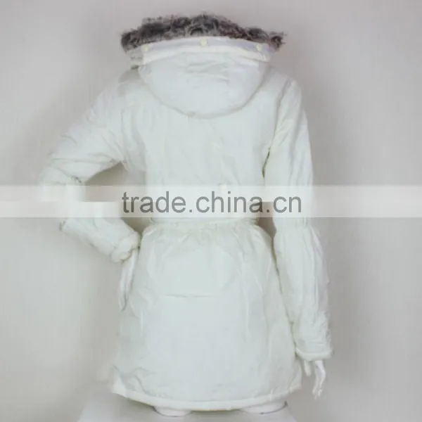 Ladies Long Winter Jacket , Womens Polyfill Padded Coats photo-2