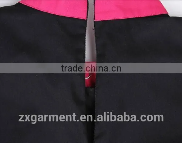 2017 ZX Fashion Design Western Fast Food Restaurant Uniform Cheap Price photo-4