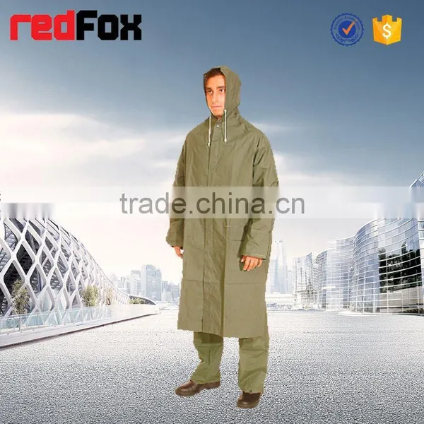 Colorful and Comfortable Red PVC Rain Poncho photo-4