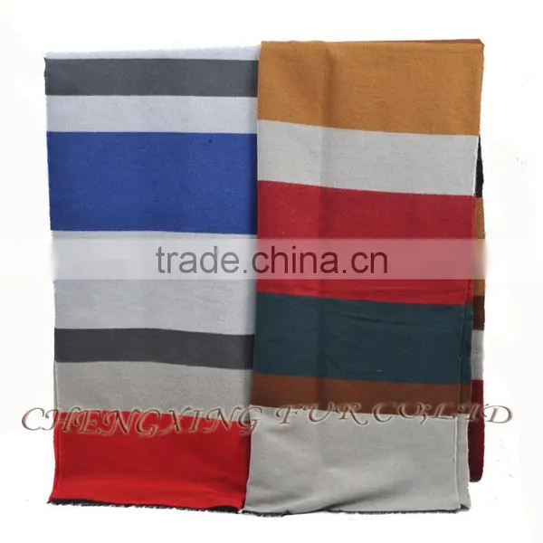 CX-B-P-28 Colourful Stripped Women Winter Warm Acrylic Pashmina photo-5