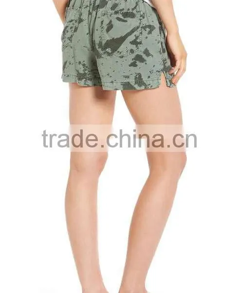 MGOO Factory Supplied Latest Design Women Shorts Custom Print Joggers Gym Wear Sporty Laid-back Pants photo-2
