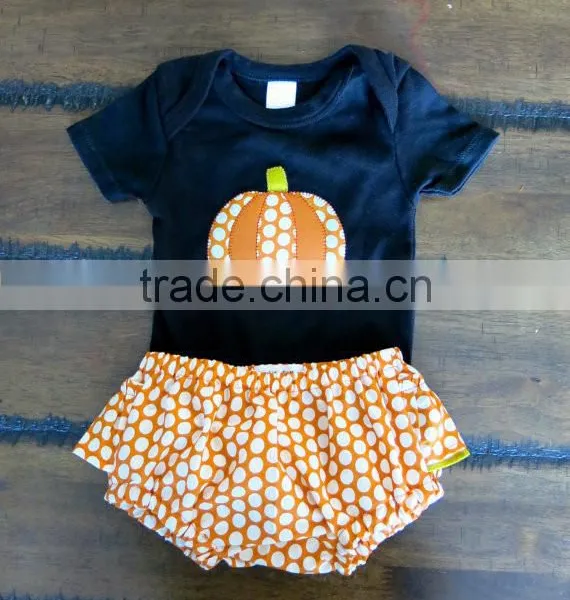 New Born Clothes Halloween Baby Gift Set Romper and Bloomer Wholesale photo-5