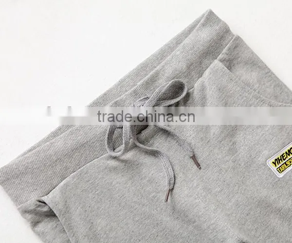 Cheap Wholesale Sweat Pants Sport Trousers Blank Fleece Track Pant With Embroider Logo photo-3