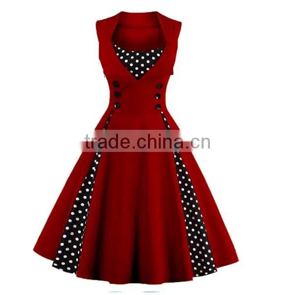 Walson 2017 Hot Sell Sleeveless Women Summer Dresses photo-2