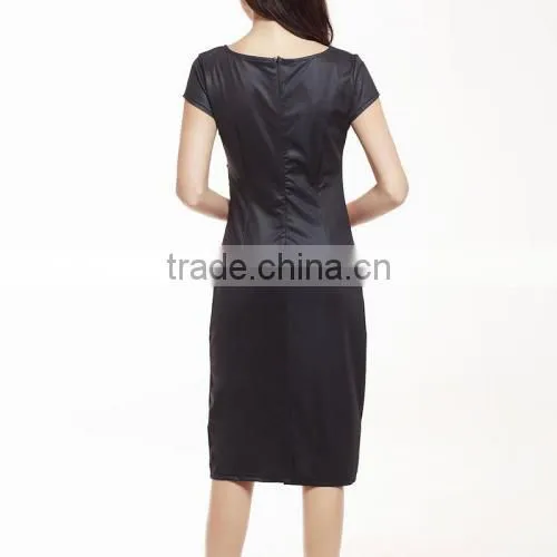 Women Polyester One-piece Printed Floral Vintage Style Dress photo-2