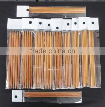 Bamboo Knitting Needle Natural and Carbonized Color photo-3