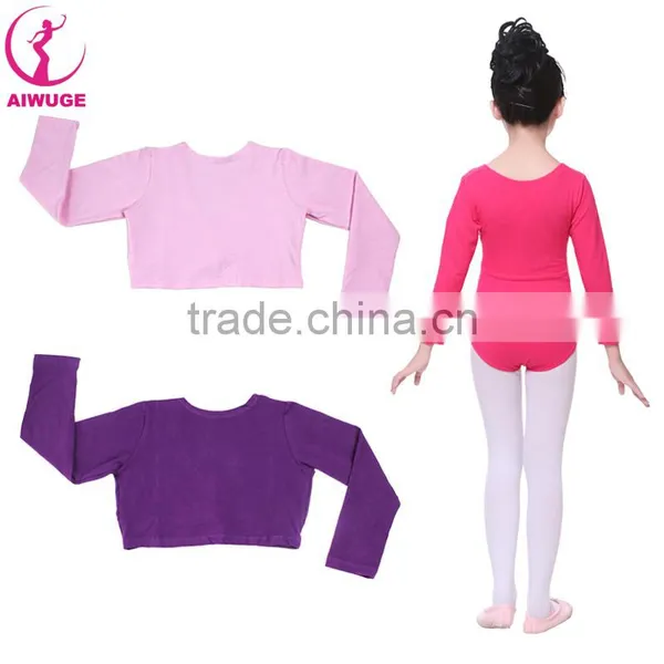 Colorful Ballet Leotards Coat High Waist Dance Wear Girls Long Sleeve Gymnastics Leotards Overalls photo-4
