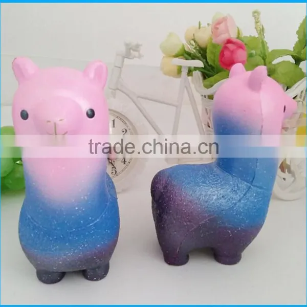 High Quality Super Soft Slow Rising Toys PU Squishy Alpaca for Kids photo-5