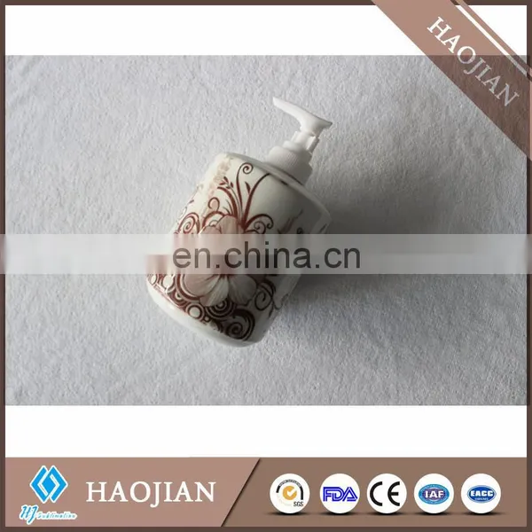 Sublimation Ceramic Soap Dispenser With White Plastic Water Pump photo-2