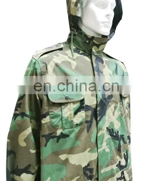 2017 Woodland Green Camouflage Military Mens Army Jacket photo-3