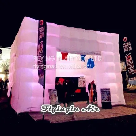 Led Cube Inflatable Party Tent With Lights for Concert and Event