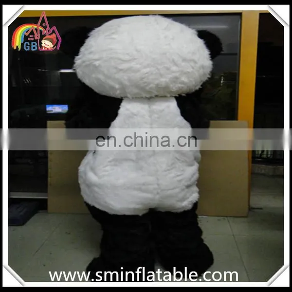 Hola Panda Mascot Costume, Plush Cartoon Cosplay Costume photo-3
