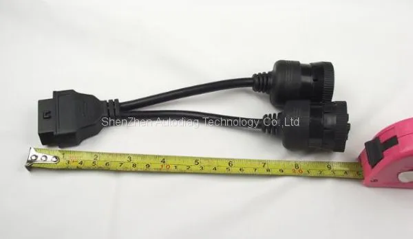 OBD2 Interface Truck Y-cable OBD2 16Pin Female to Female 6pin SAE J1939 and SAE J1708 9pin Female photo-5
