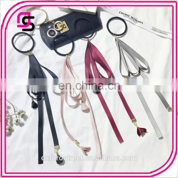 Korean Fairy Beautiful Ribbon Bow Hair Control Flowers Hair Rope Ring Head Band