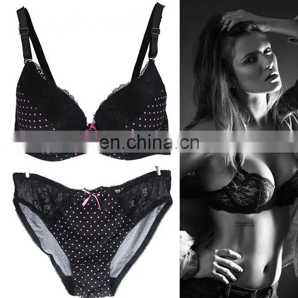 Plus Size D Cup Bra Set New Sexy Fancy Bra Panty Set photo-2