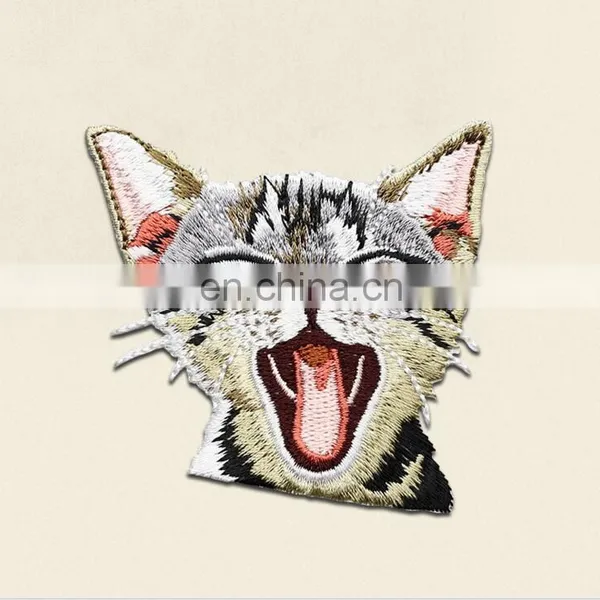 Custom 3d Logo Design Animal Sew on Embroidery Patches photo-5