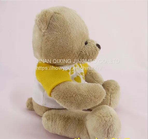 Wholesale Mini Teddy Bear Stuffed Custom Small Clothes Teddy Bear Plush Toy With T Shirts photo-3