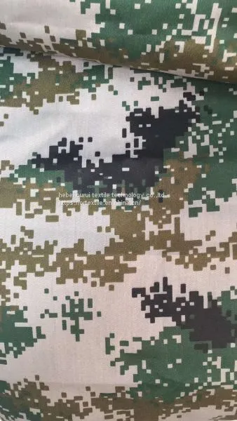 P80/C20 Polyester/Cotton Blended Fabric Printed With Combat Camouflage for Military Uniform photo-3