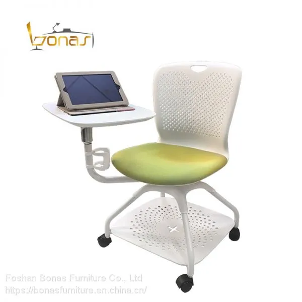 2019 Hot Design School Classroom Student Chair Office Task Office Chair Training Chair With Writing Pad