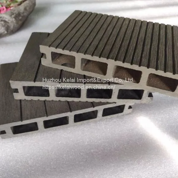 Promotion Price Hollow Composite Decking Board for Balcony Waterproof Wpc Terrace Decking photo-5