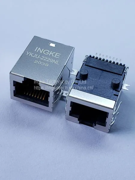 INGKE YKJU-2229NL Direct Substitute 7498011002 1 Port 100 Base-T Surface Mount RJ45 Modular Jacks Magnetics