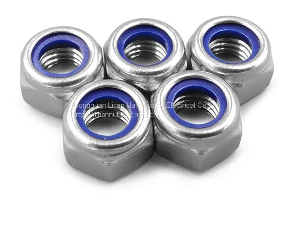 The High Quality DIN982 Stainless Steel Self Lock Nut Nylon Clinching M5 Press Hex Nylock Bolts Nuts photo-5