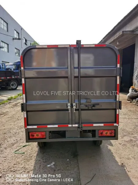 Gasoline Tricycle Cargo Loader Lovol Three Wheeler Waste Management 3CBM photo-3