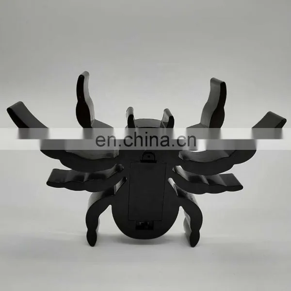 Custom Battery Operated Spider Shaped Table/Wall Lamp Night Light Marquee Lights For Halloween Decoration photo-4