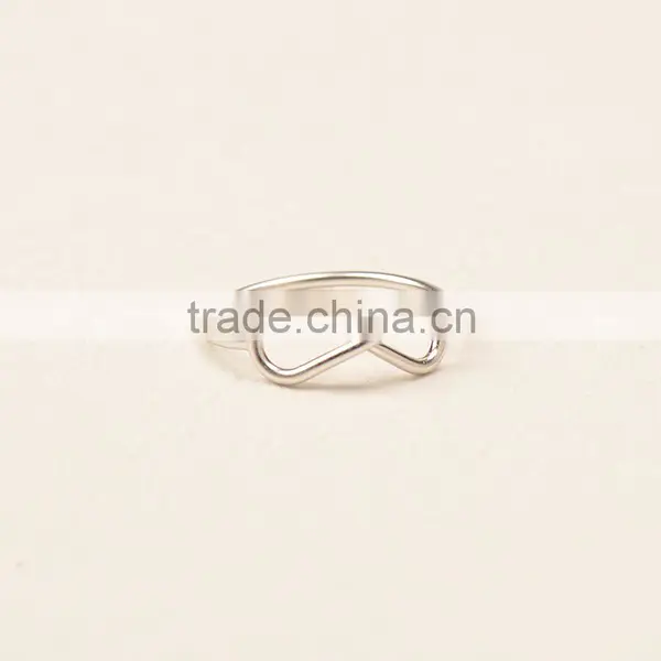 Fashion Women Engagement Jewelry Silver Plating Female Finger Rings photo-5
