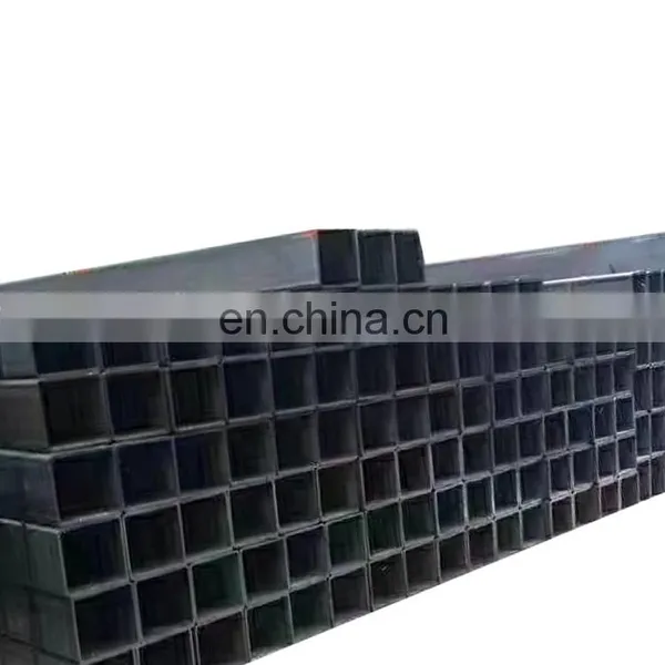Construction Structure Square Rectangular Black Steel Pipes ERW Tubes photo-3