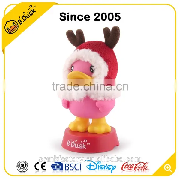 B.Duck Plastic Pvc Vinyl Figurine for Christmas Promotional photo-2