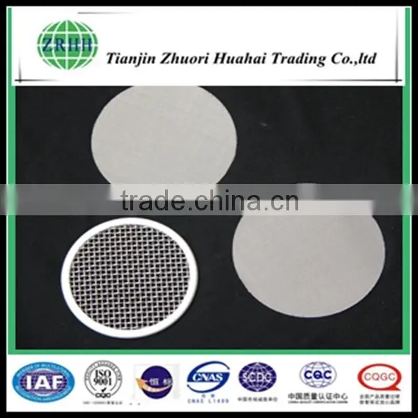 Stainless Steel Wire Mesh Filter Disc , Mesh Woven Stainless Disc photo-3