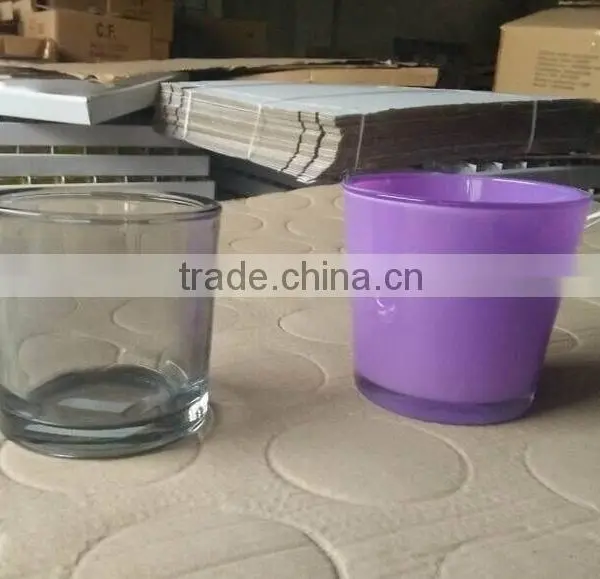 HOWE DECORATION GLASSWARE FLOWER POTS