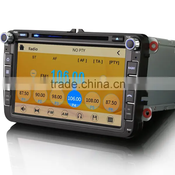 Erisin ES8405V 8 Inch 2 Din Car DVD Player for TIGUAN CADDY GOLF 5 photo-2