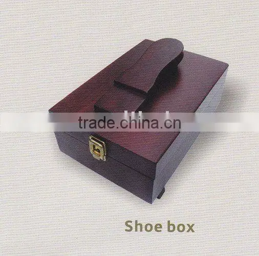 Wooden Shoe Box