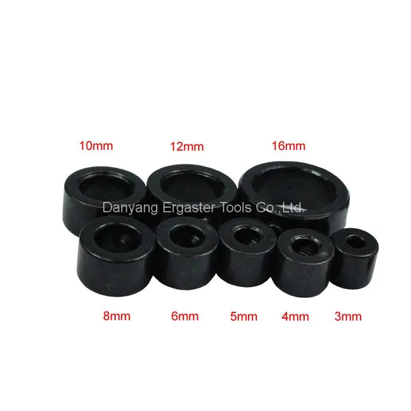 Drill Depth Limit Ring, 16 Adjustable Drill Bit Depth Stop Collar Carbon Steel photo-3