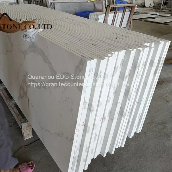 Factory Direct Selling Crystal White Quartz Countertop photo-5