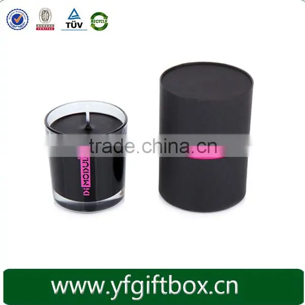 Black Gift Paper Tube Box/cylinder Box/Round Box With Ribbon photo-6