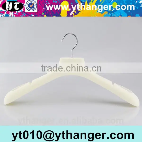 YY0461 Luxury Metal Plated Logo Velvet Clothes Hanger Men Coat Hanger for Shops photo-6