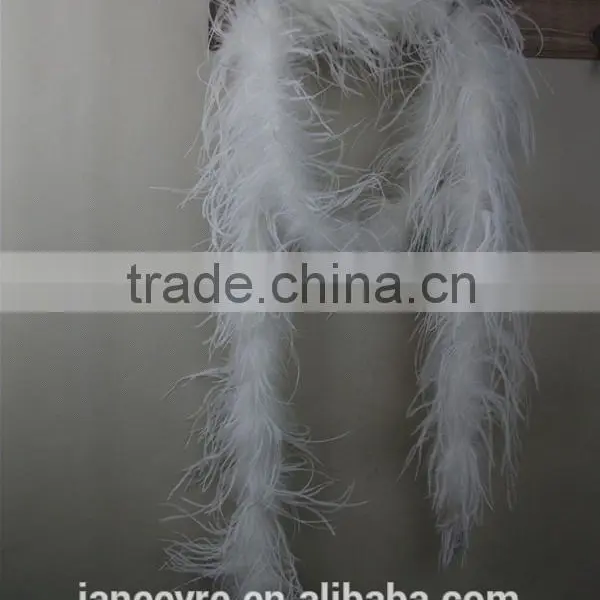 New Style Fashion Mix Colors 200cm Ostrich Feather Boa For Decorate photo-2