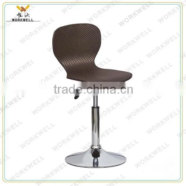 WorkWell Stainless Steel-leather Swivel Bar Stools(Kw-B2131) photo-2