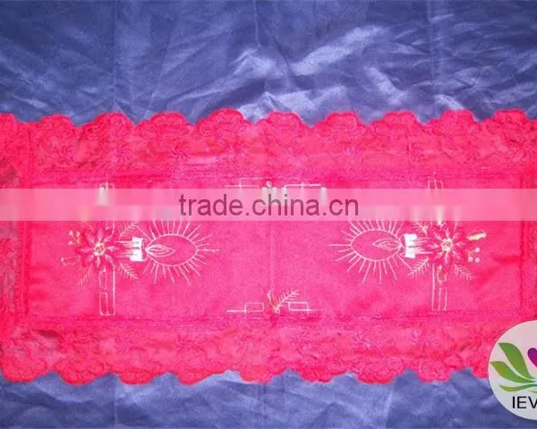 New Arrival High Quality Table Cloth Embroidered Table Cloth Wedding Tablecloth Christmas Design Fabric Tablecloth photo-3