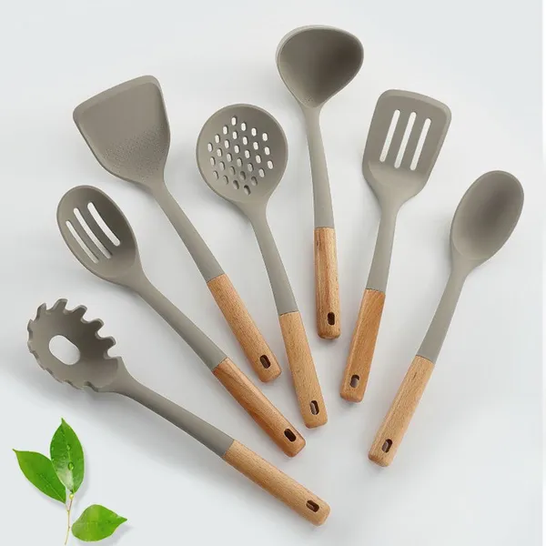 Kitchen Accessories Home and Kitchen Cookware Sets Turner Spoon Ladle Skimmer Spaghetti Server Non-stick Kitchen Utensils Set